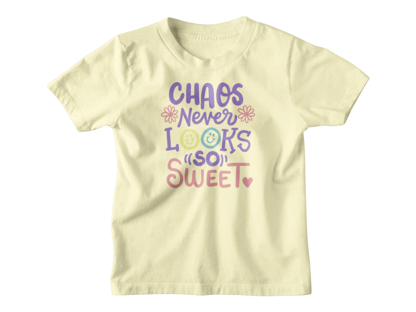 Chaos Never Look So Sweet Kids T- Shirt